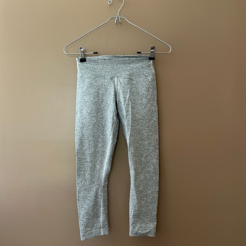 NOBULL women’s low rise 21” tights in white heather size XS